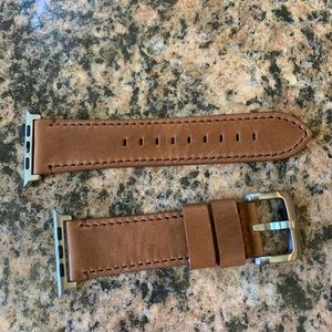 Shinola Tan Apple Watch Straps